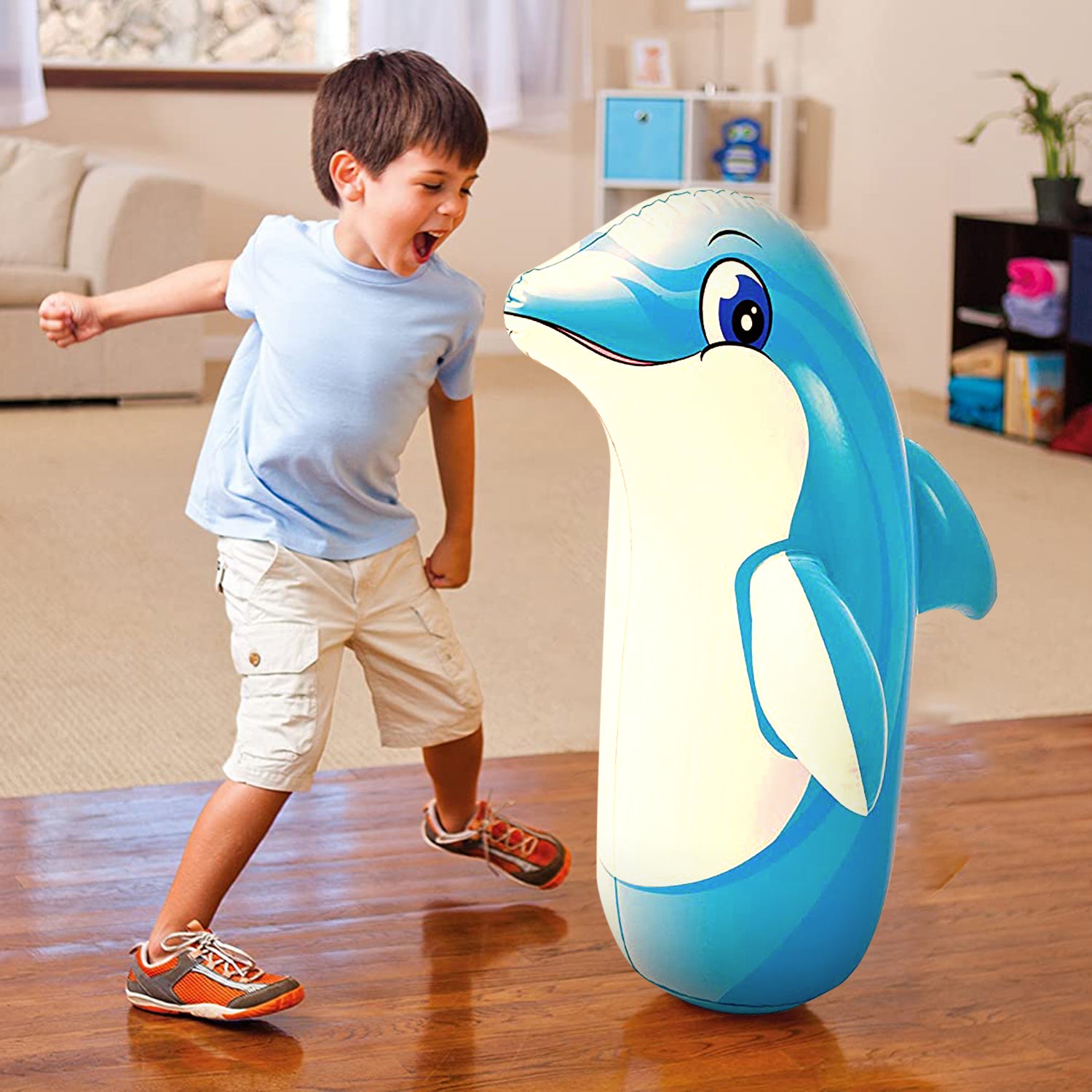 NHR Hit Me Inflated Toy for Kids Inflatable Water Filled Base (in Different Styles)