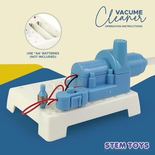 FUN NATION DIY Vacuum Cleaner STEM Toy Kit for Kids, Electric Science Project Learni… - product image 1 | Fun Nation