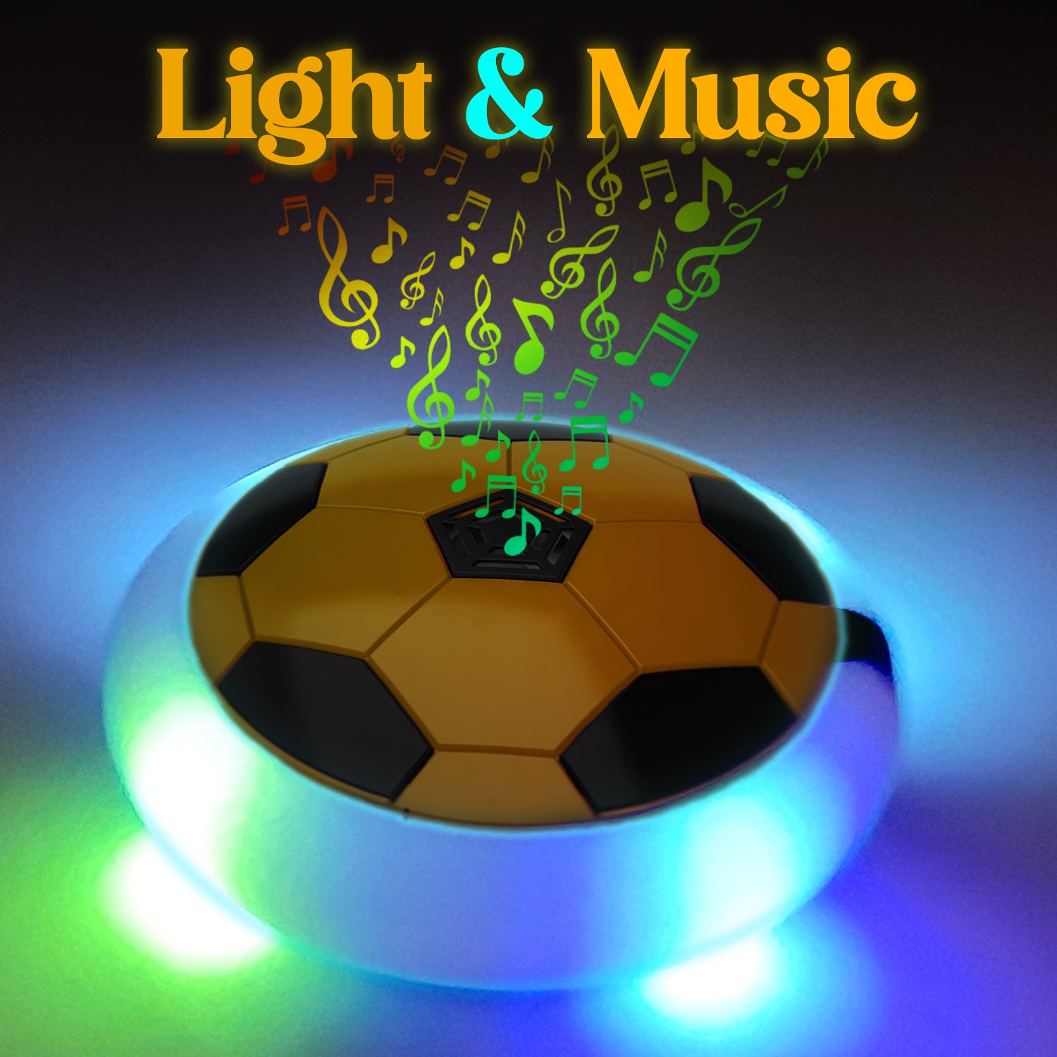 NHR_USB Rechargeable Battery Powered Hover Football Indoor Electric Floating Hover Ball | Soccer | Smart Air Football | Fun Game for Kids Toys for Boys and Girls Birthday Gift(Blue)