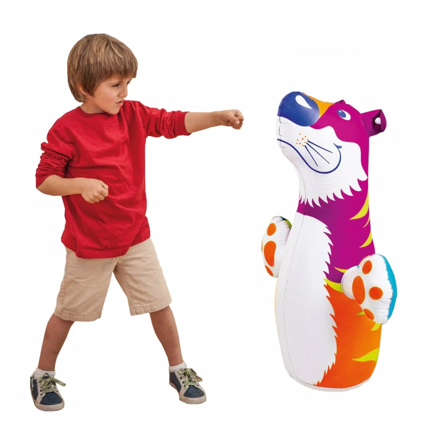 NHR Hit Me Inflated Toy for Kids Inflatable Water Filled Base (in Different Styles)