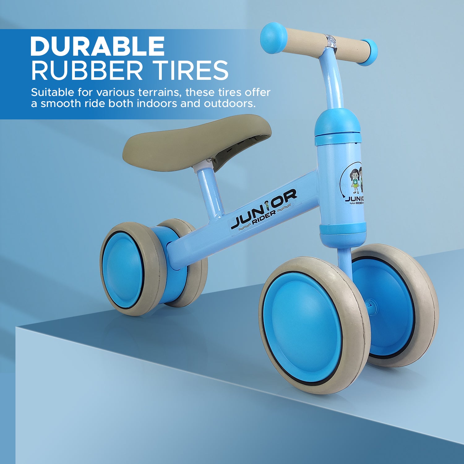 NHR Baby Mini Ride On Manual Push Bike for 12-36 Months (Choose Any Color)