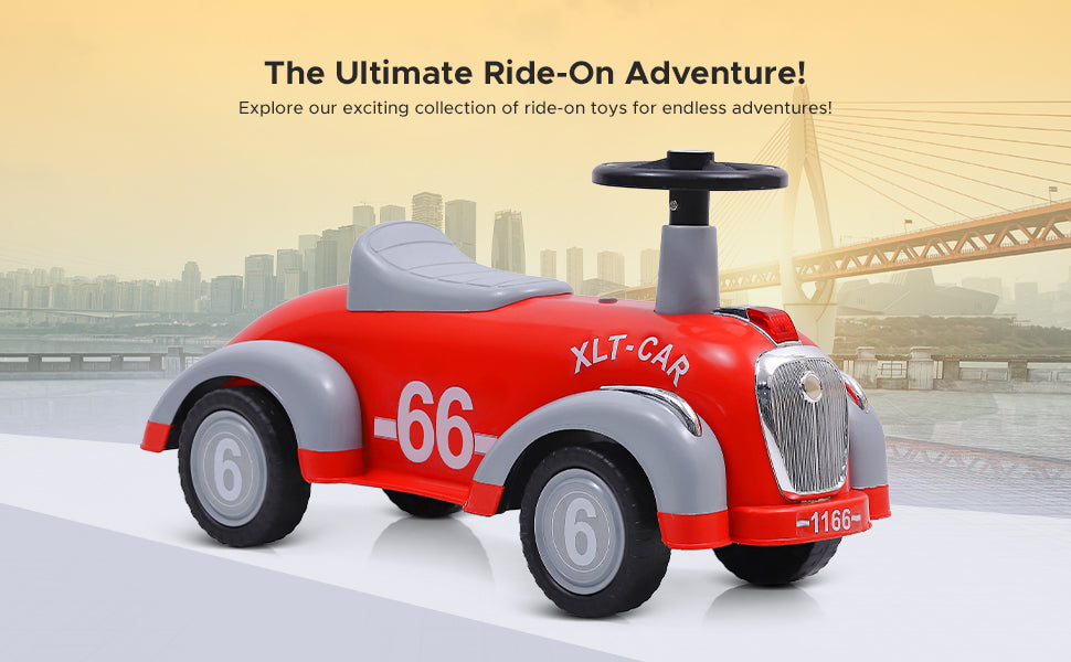 NHR Ride On Car for Kids With Music & Horn Steering | Push Car for Toddlers | Ride on for Kids 1+ Years