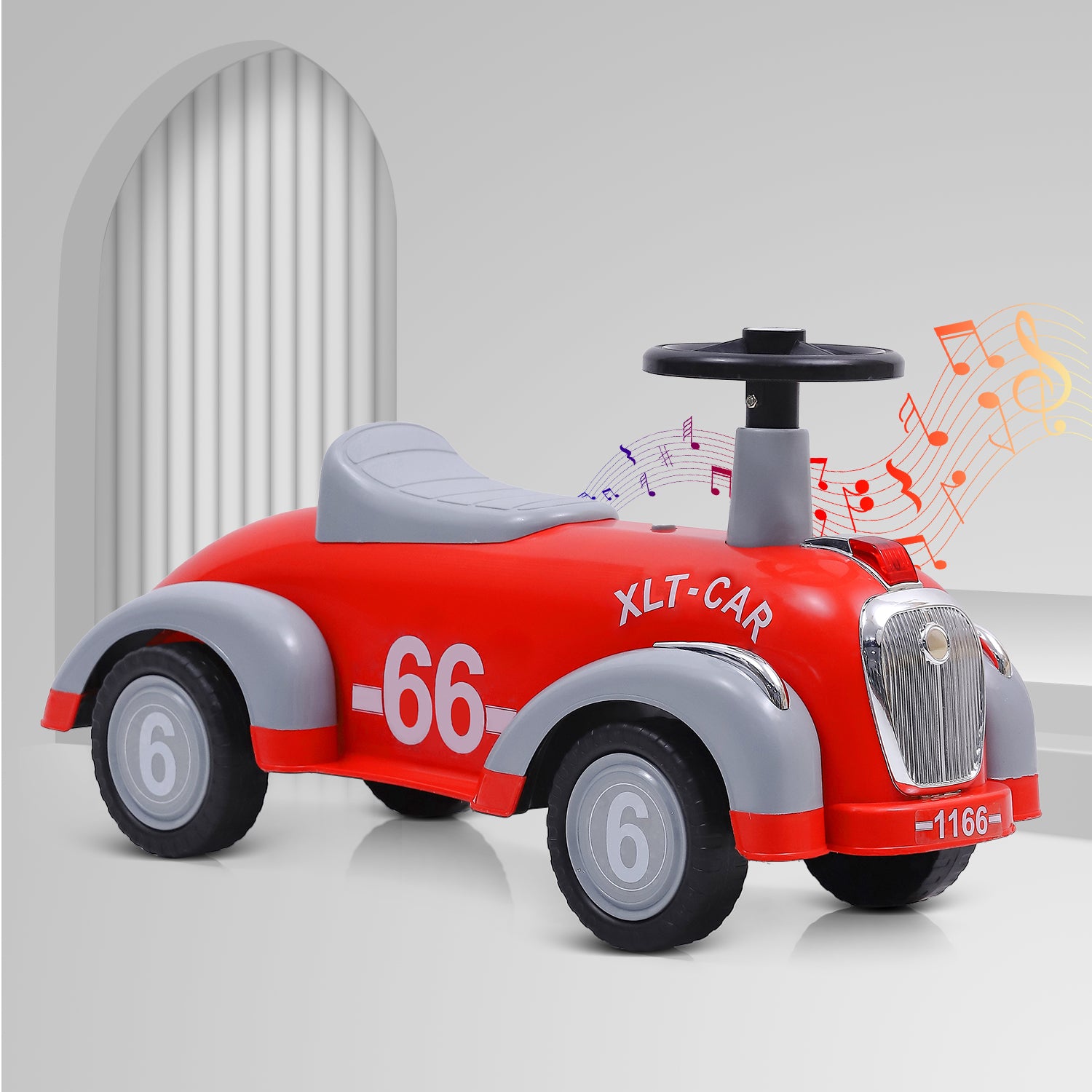 NHR Ride On Car for Kids With Music & Horn Steering | Push Car for Toddlers | Ride on for Kids 1+ Years