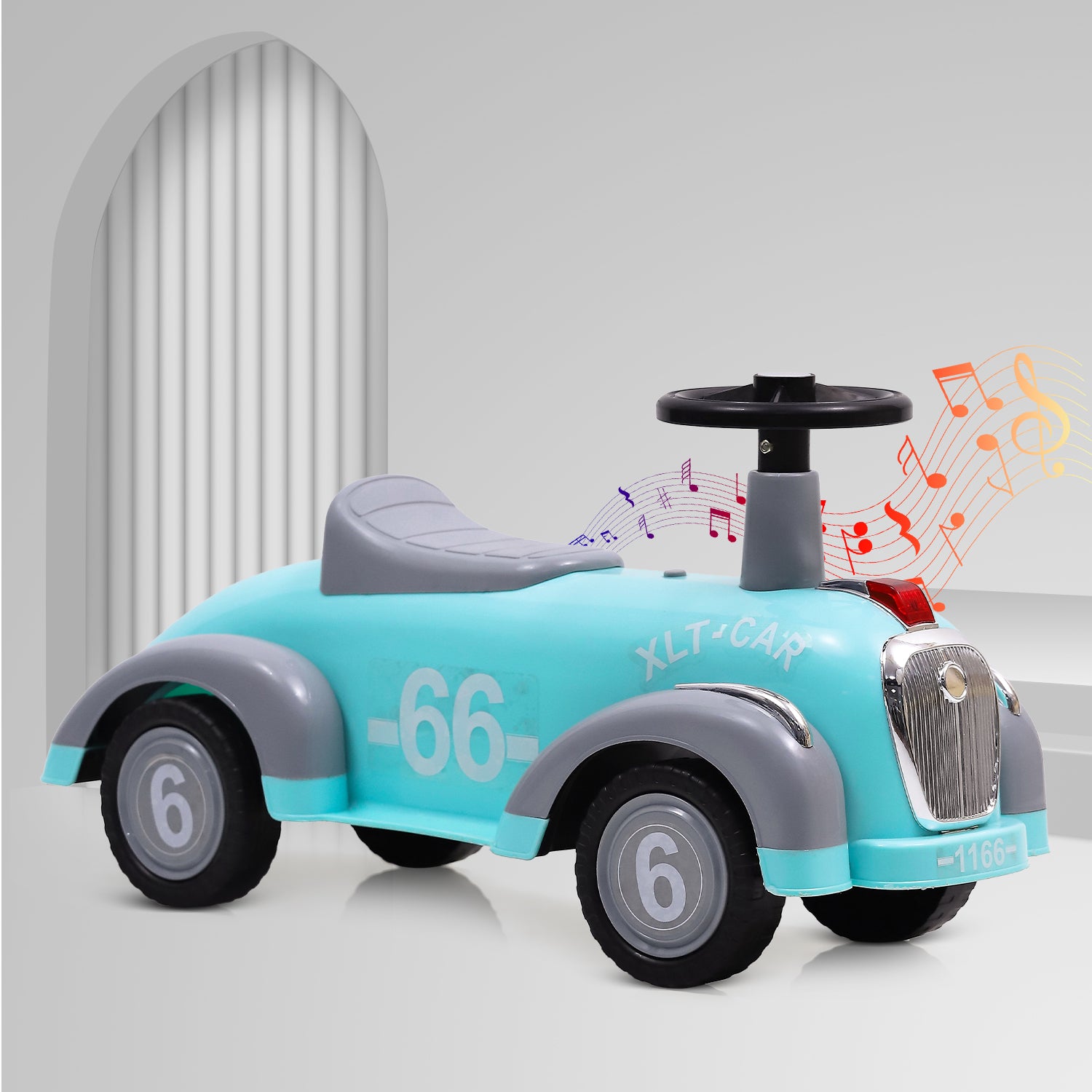 NHR Ride On Car for Kids With Music & Horn Steering | Push Car for Toddlers | Ride on for Kids 1+ Years