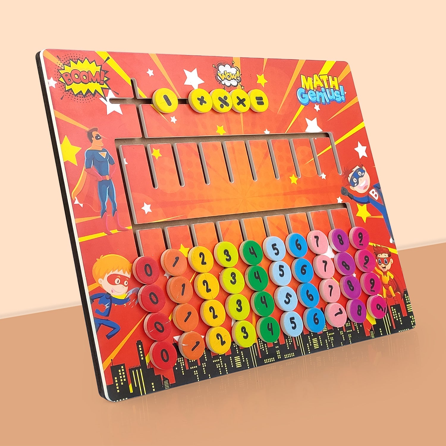 NHR 3D Learning Puzzle | Maze Tracing Math Calculator Board | Mathematical Number Calculation Board Game Learning Toy For Kids 1+ Year