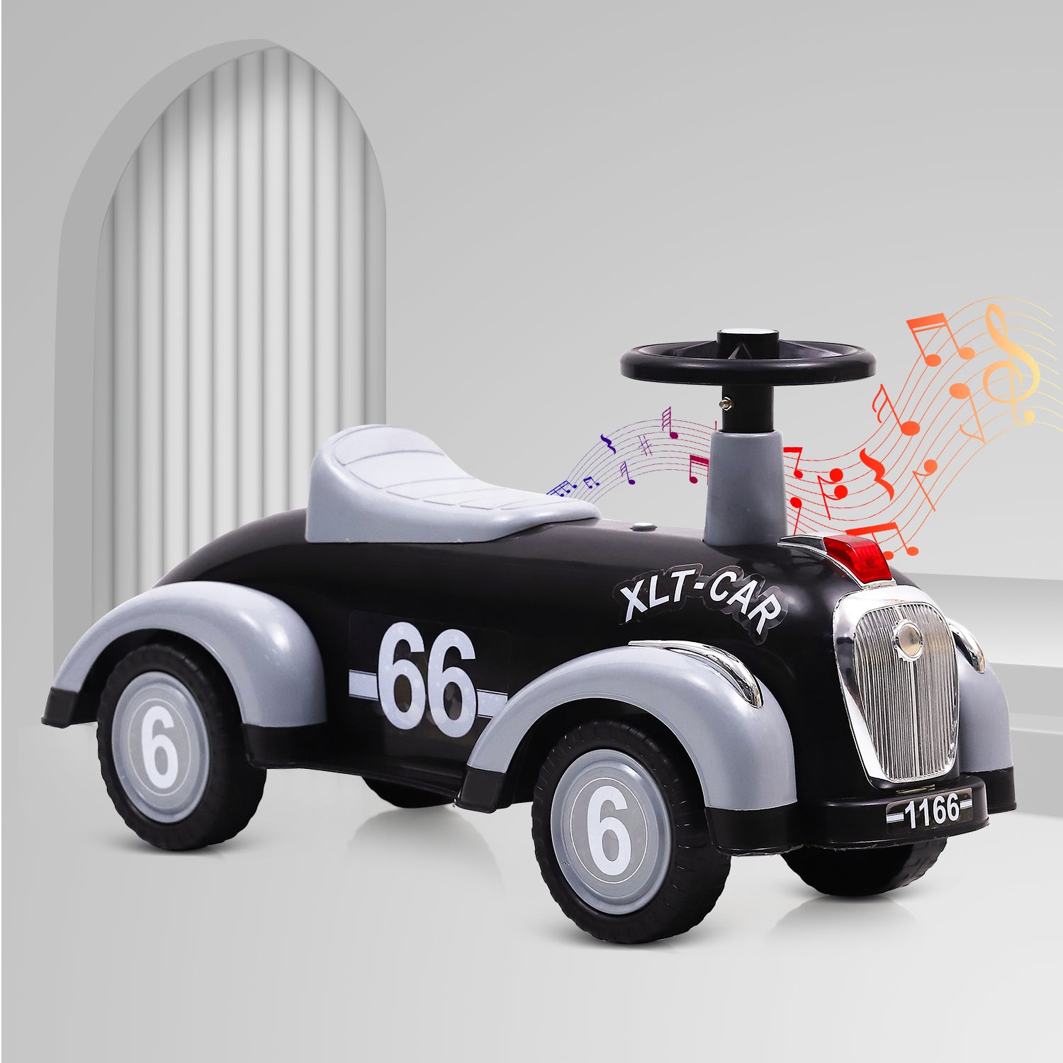NHR Ride On Car for Kids With Music & Horn Steering | Push Car for Toddlers | Ride on for Kids 1+ Years