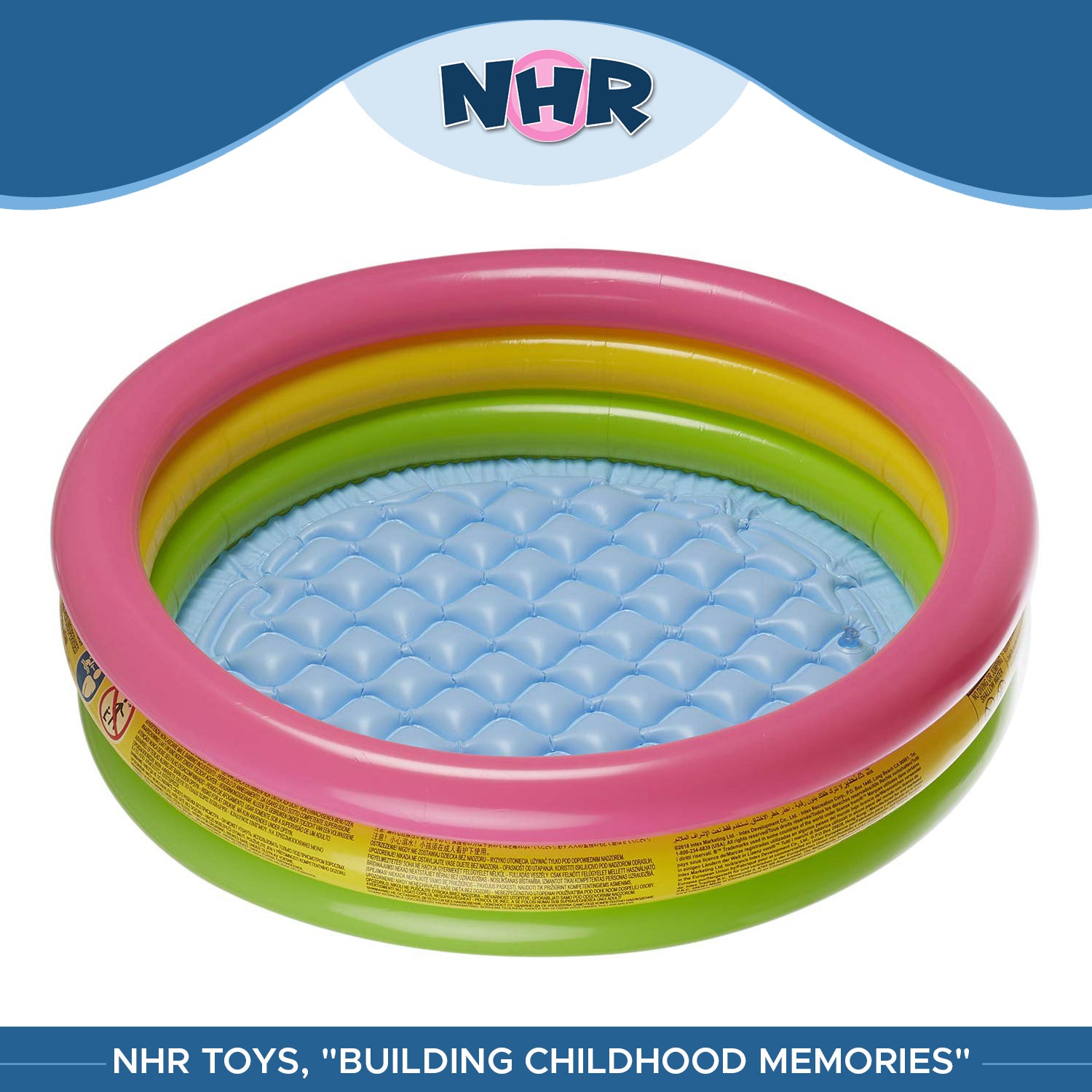 NHR 2 Feet Inflatable Swimming Pool For Baby | Inflatable Swimming Pool For Kids 3+ Year