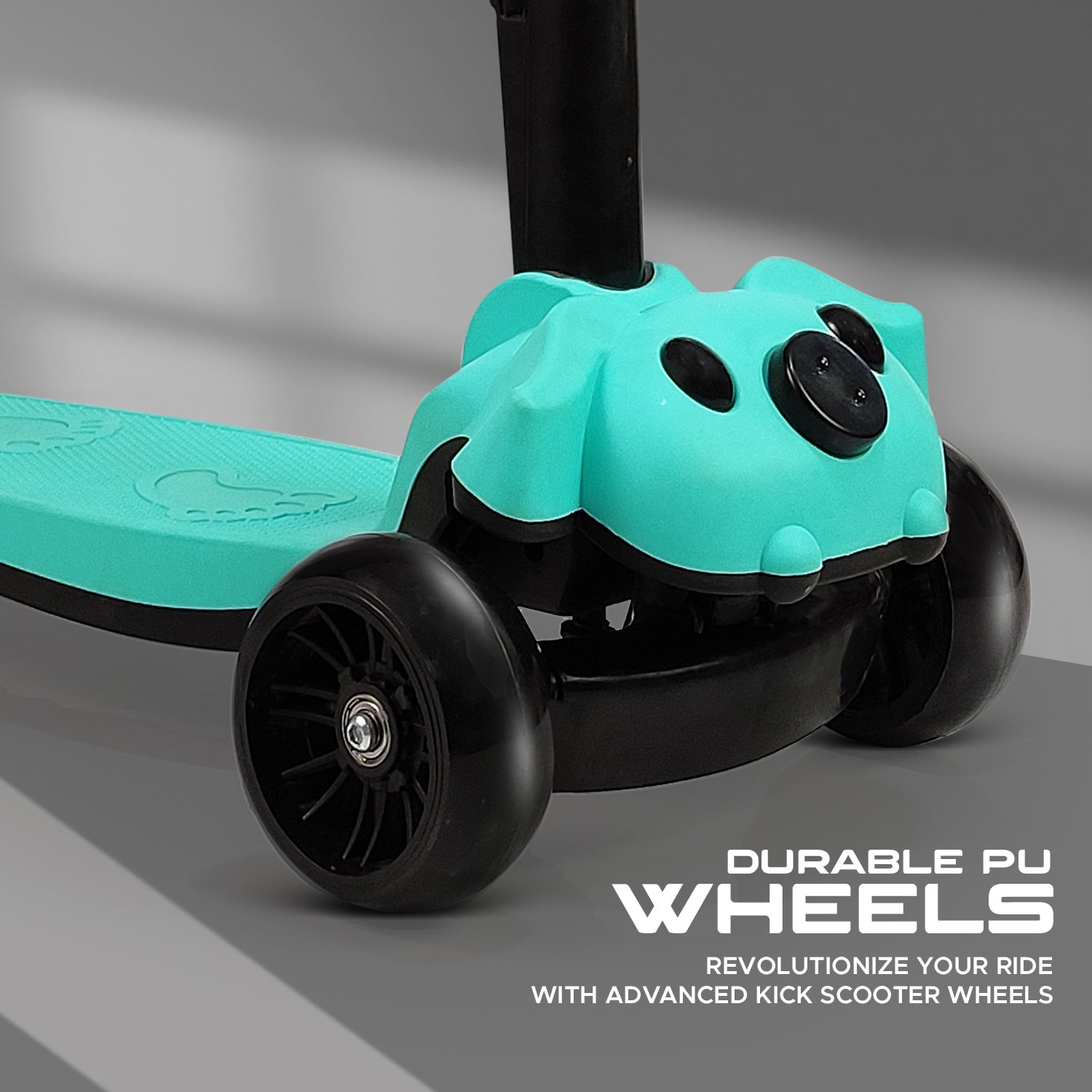 NHR Smart Kick Scooter With Adjustable Height & Foldable Scooter for Kids 3+ Years