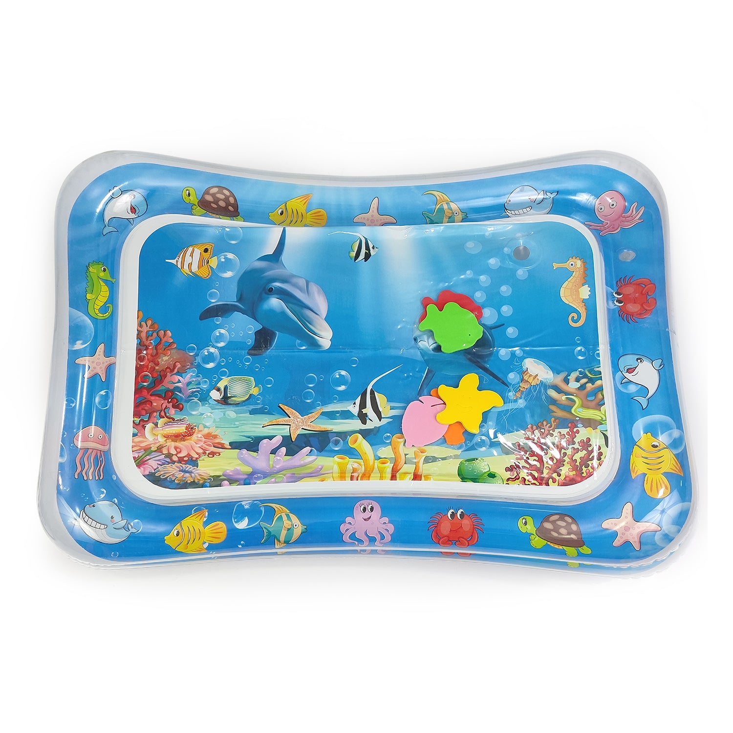 NHR Baby Water Play Mat Toy | Leak-Proof Inflatable Water Mat | Baby Tummy Time | Fun Activity Play Center Indoor & Outdoor For Babies 3 to 12 Months