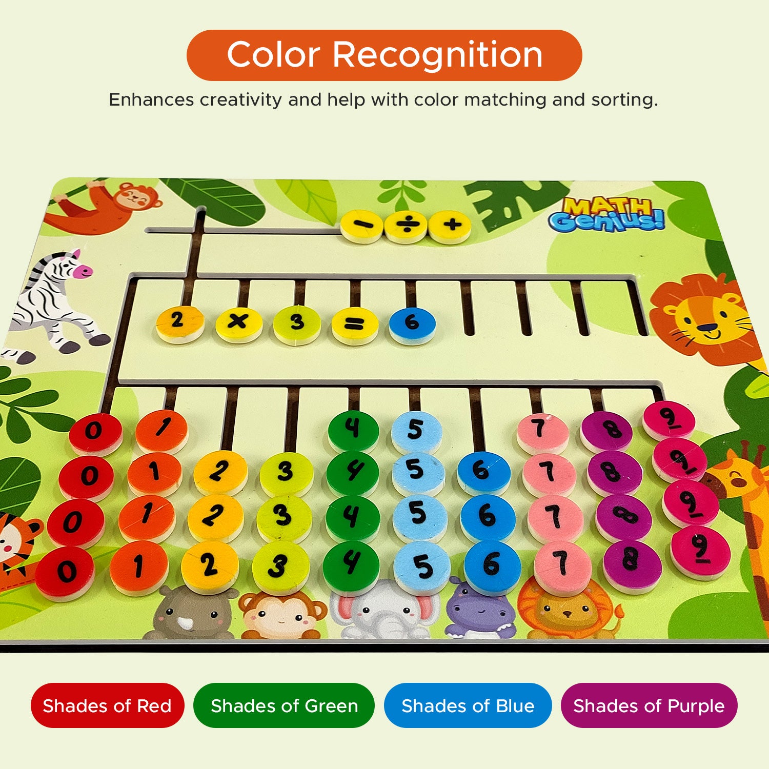 NHR 3D Learning Puzzle | Maze Tracing Math Calculator Board | Mathematical Number Calculation Board Game Learning Toy For Kids 1+ Year