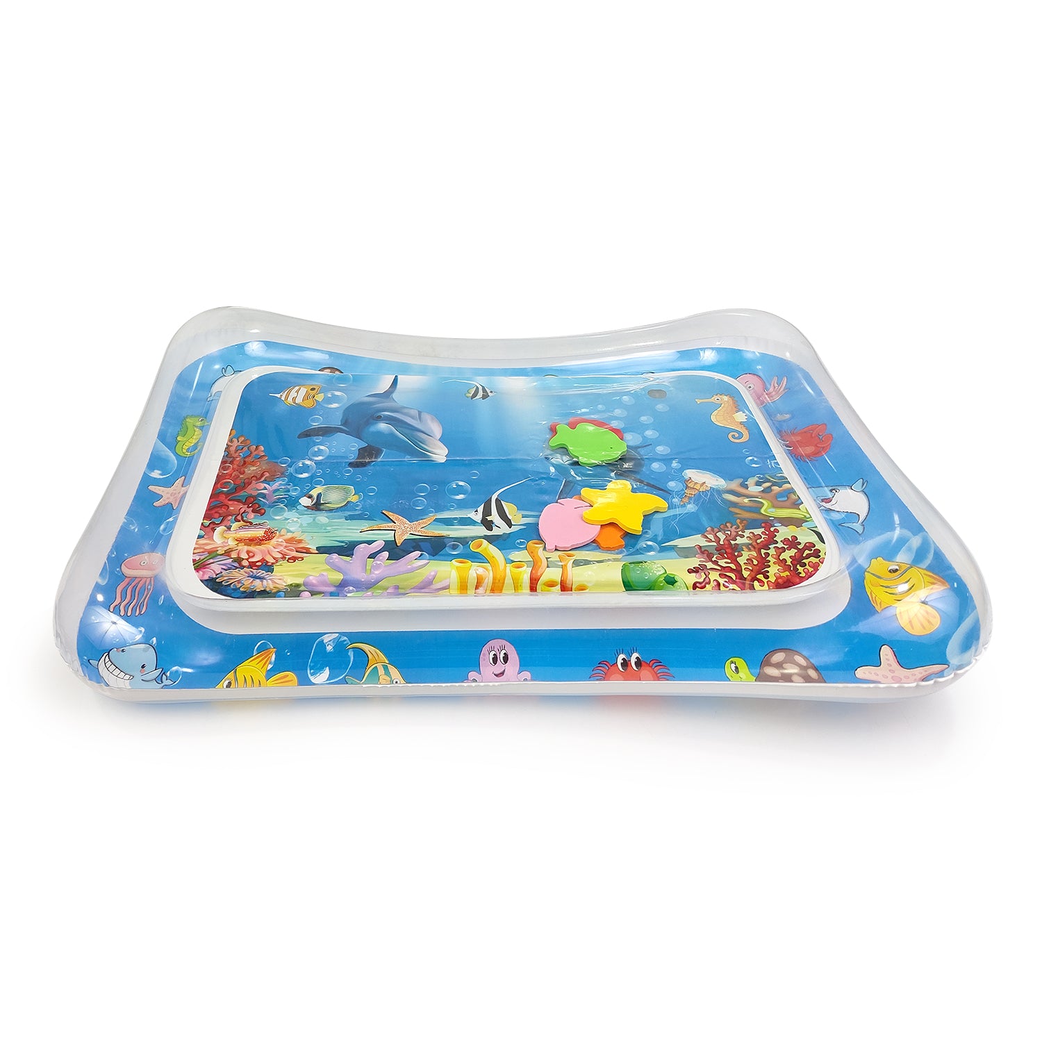 NHR Baby Water Play Mat Toy | Leak-Proof Inflatable Water Mat | Baby Tummy Time | Fun Activity Play Center Indoor & Outdoor For Babies 3 to 12 Months