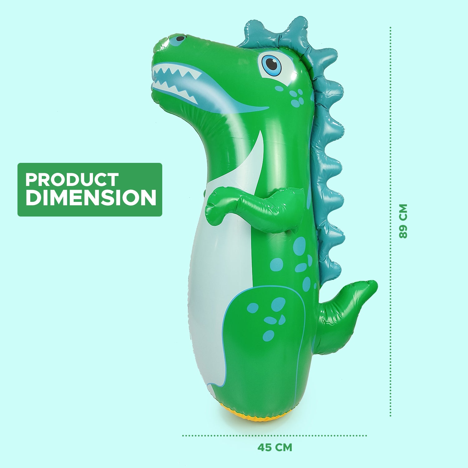 NHR Multicolor 3-D Punching Hit Me Bag For Kids | Inflatable Toys Water Filled Base | Hit Me Toys For Kids 3+ Year