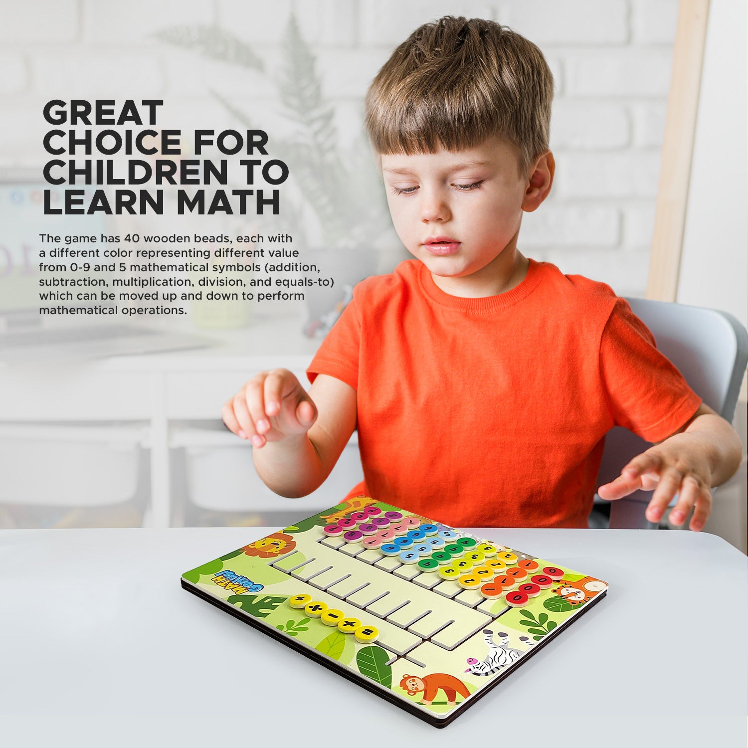 NHR 3D Learning Puzzle | Maze Tracing Math Calculator Board | Mathematical Number Calculation Board Game Learning Toy For Kids 1+ Year