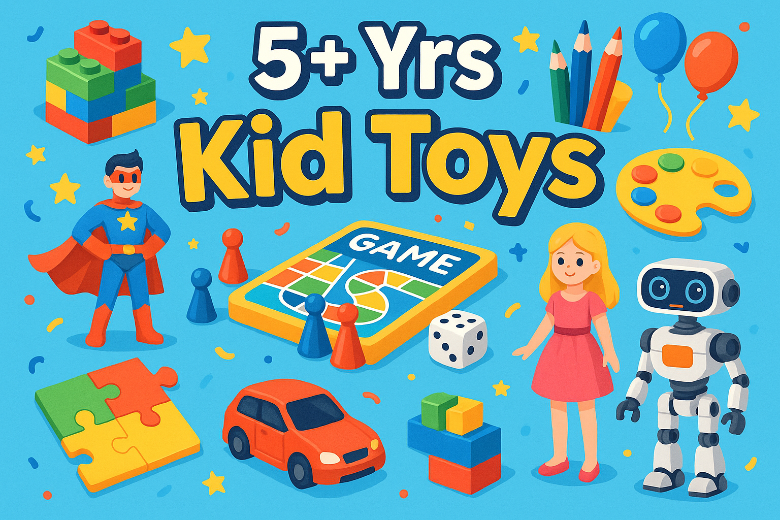 5+ Yrs Kid Toys
