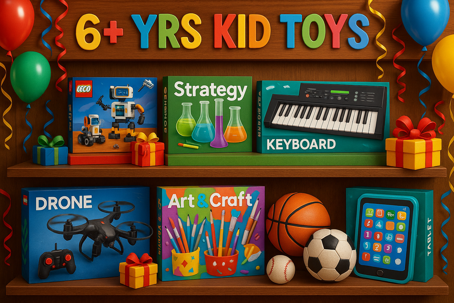 6+ Yrs Kid Toys