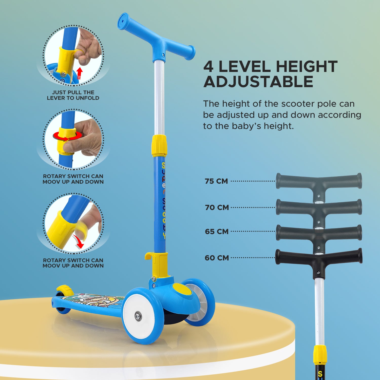 Fun Nation Smart Kick Scooter for Kids (Choose Any Color) - product image 10 | Fun Nation
