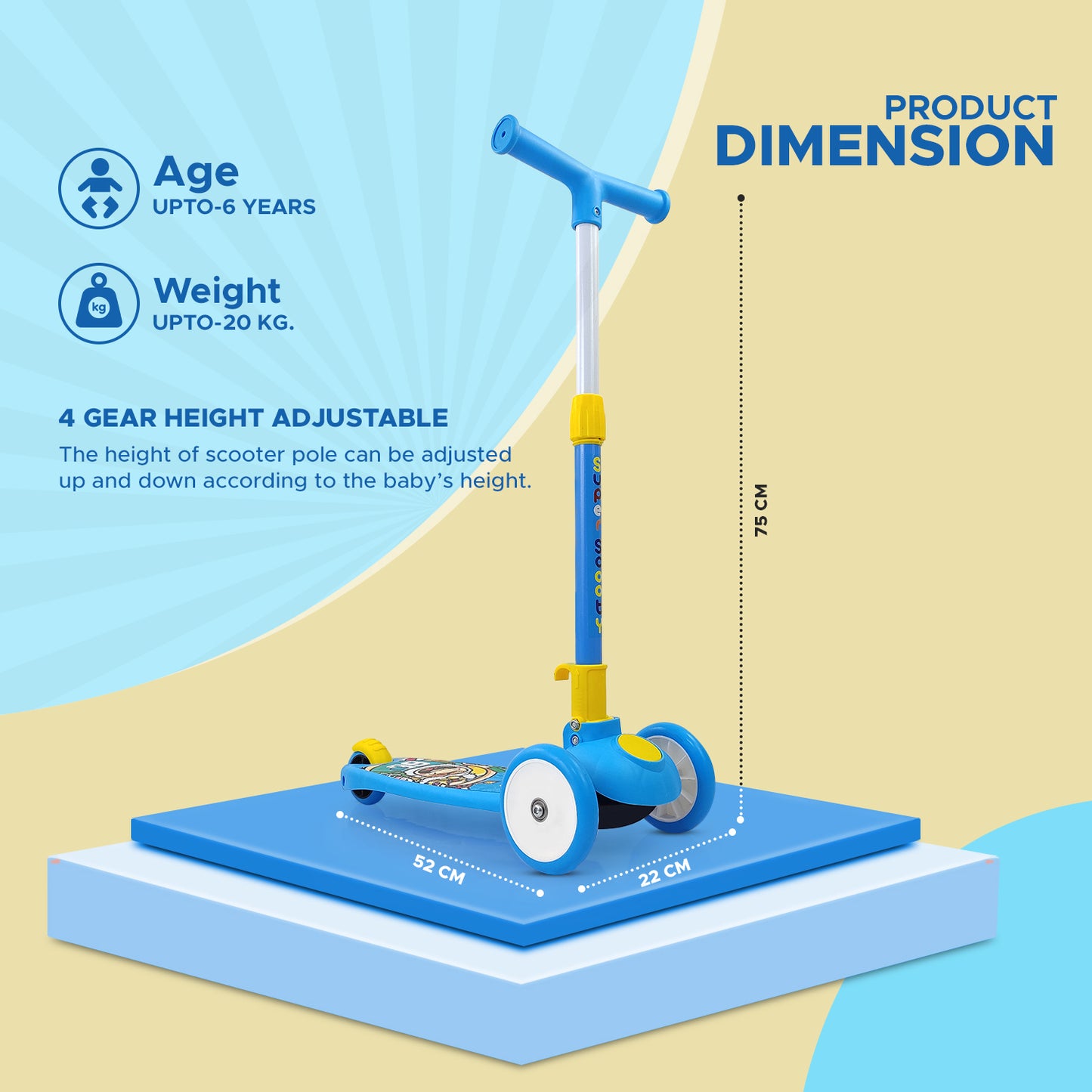 Fun Nation Smart Kick Scooter for Kids (Choose Any Color) - product image 15 | Fun Nation