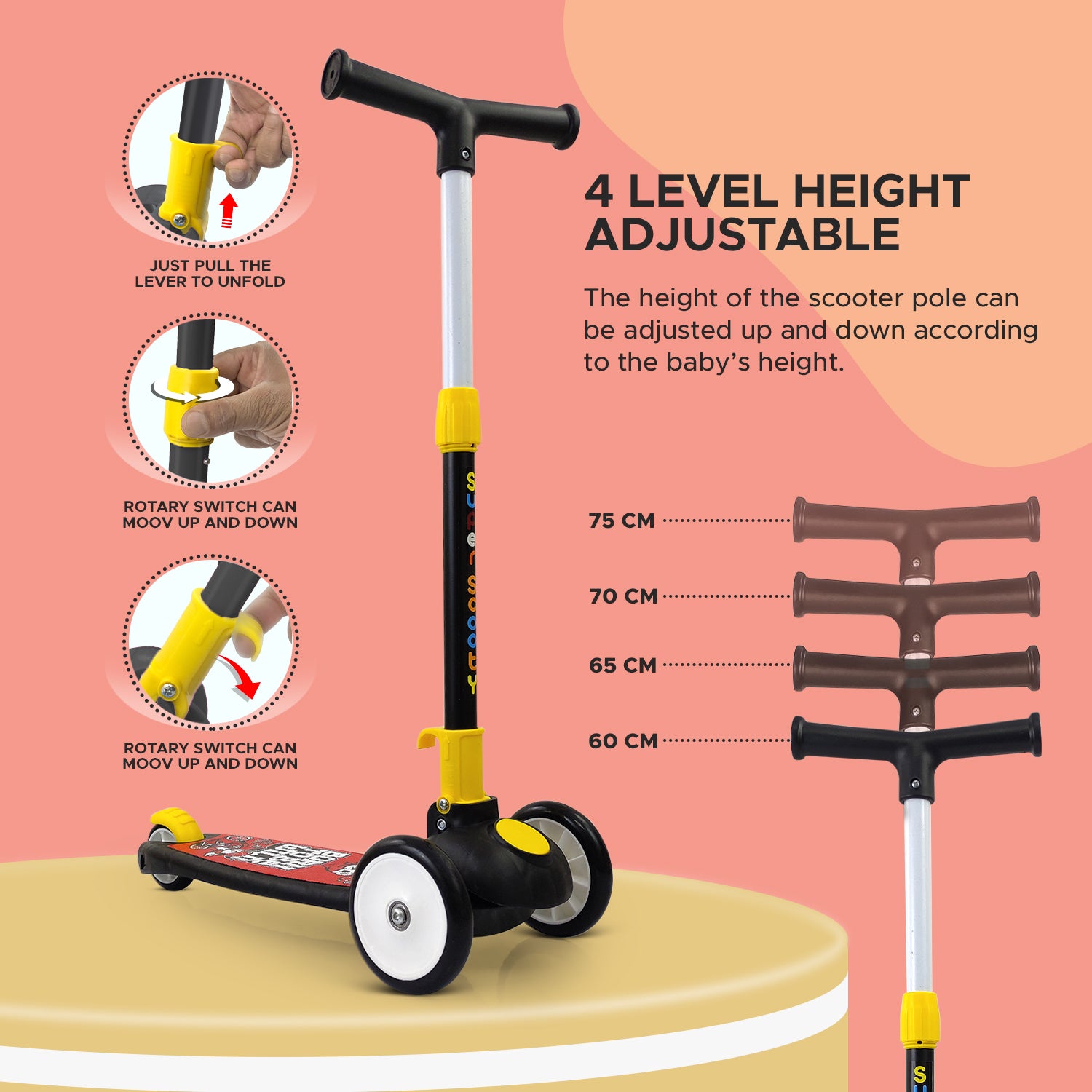 Fun Nation Smart Kick Scooter for Kids (Choose Any Color) - product image 3 | Fun Nation