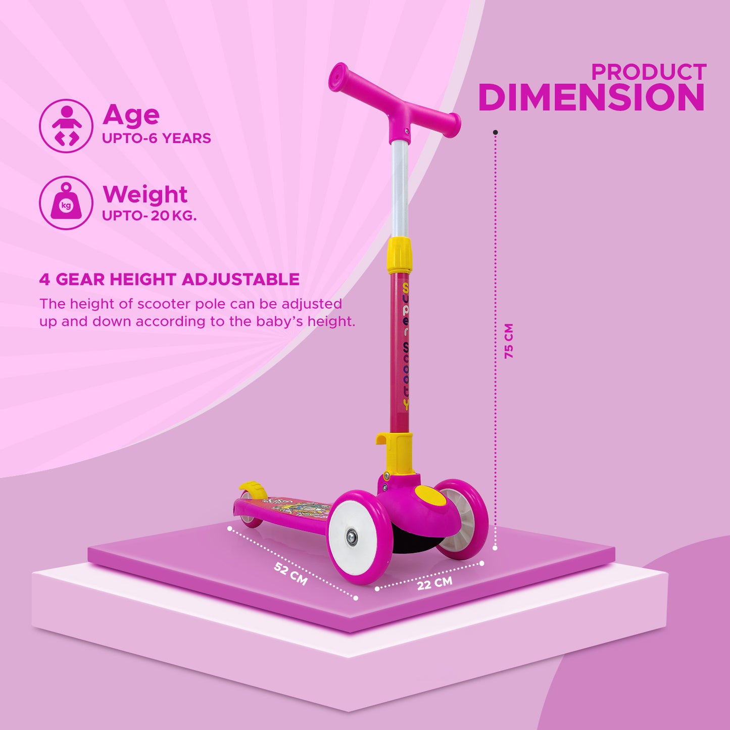 Fun Nation Smart Kick Scooter for Kids (Choose Any Color) - product image 19 | Fun Nation