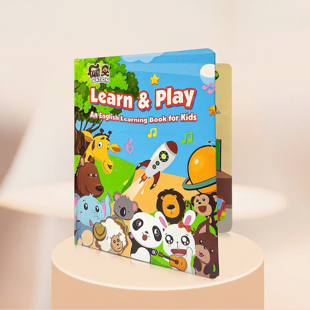 Fun Nation Learn & Play Interactive Musical English Educational Learning Book for 2… - product image 1 | Fun Nation