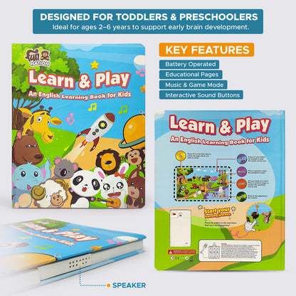 Fun Nation Learn & Play Interactive Musical English Educational Learning Book for 2… - product image 5 | Fun Nation