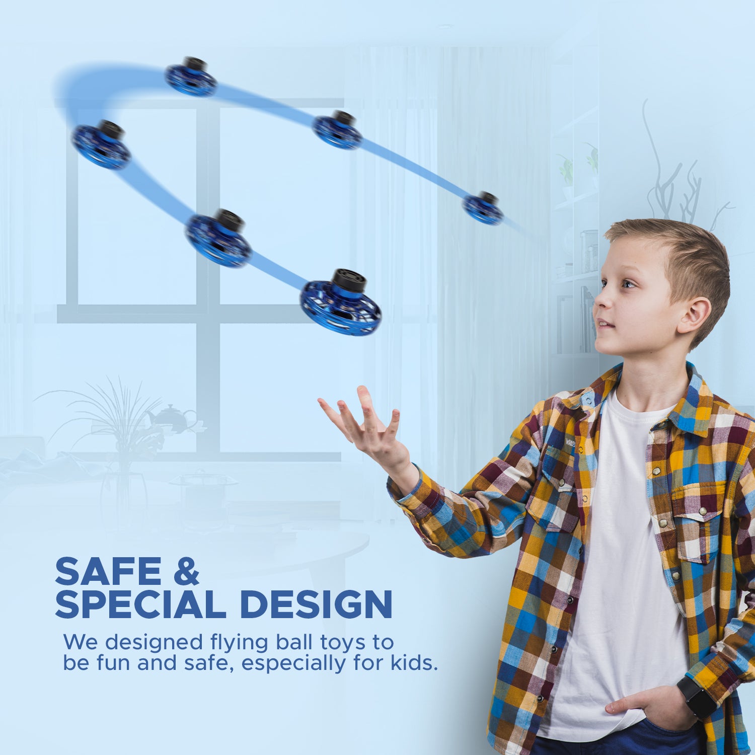 Fun Nation Fingertip Upgrade Flight Gyro Flying Spinner Decompression Toy for Kids a… - product image 2 | Fun Nation