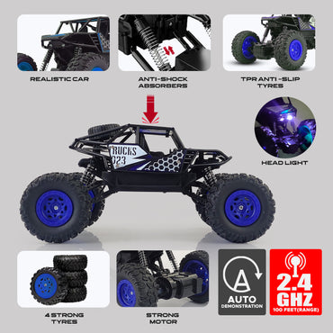 Fun Nation Rock Crawler 4 Wheel Remote Control Racing Car Age 4+ Years - product image 2 | Fun Nation