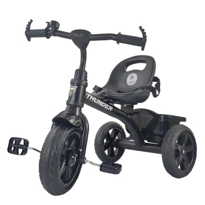 Dash Thunder 2-in-1 Kids Tricycle: Parental Handle, Back Rest (Choose Any Color)