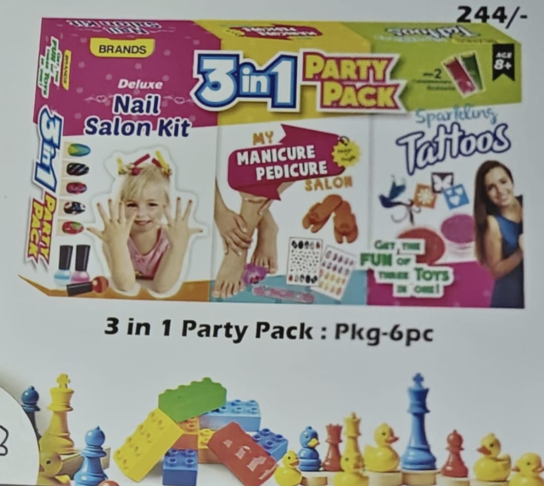 3 in 1 party pack 2 - Fun Nation