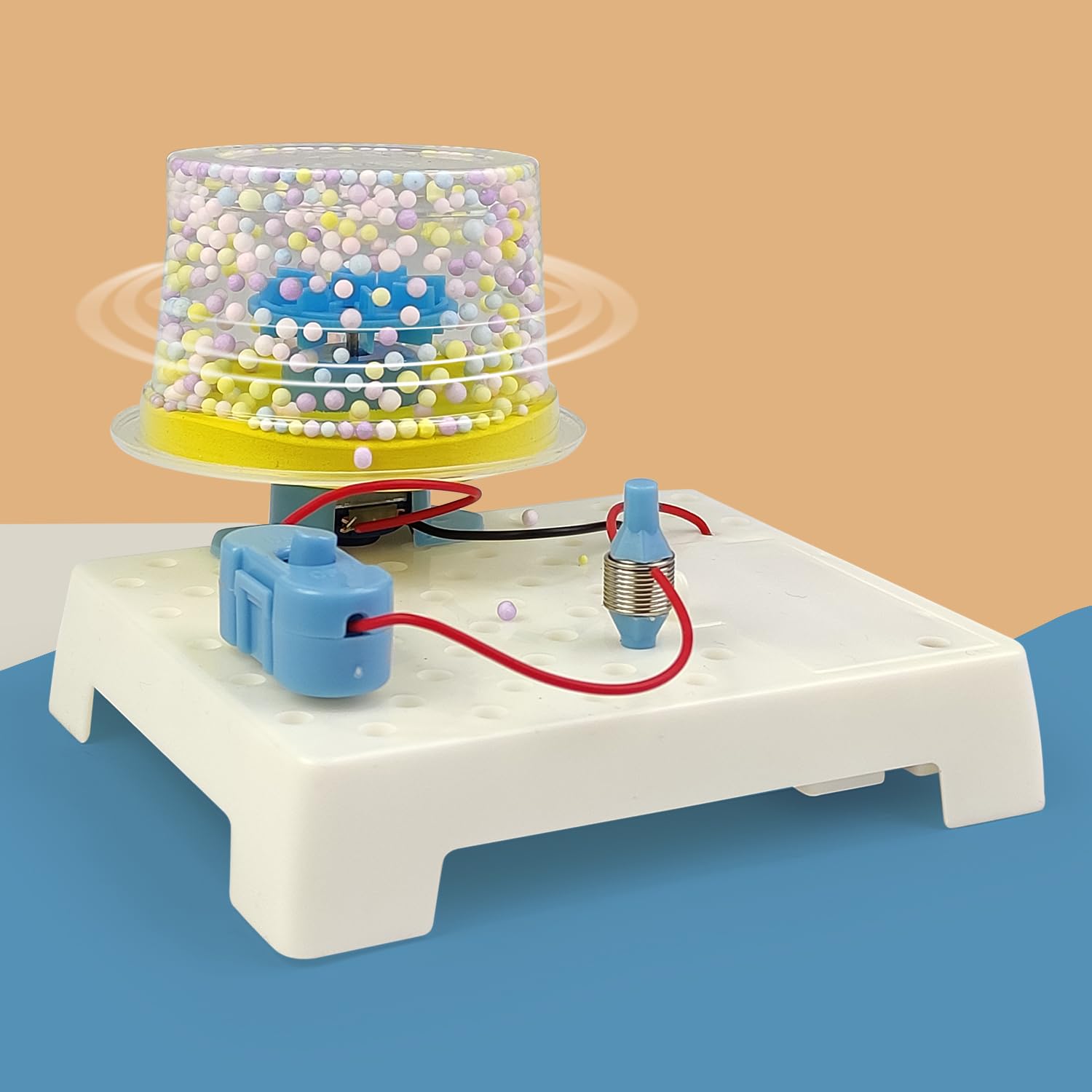 FUN NATION STEM Electric Flying Snow Science Kit for Kids, DIY Electric Experiment Learning Toy Air Flow, Science Project Educational STEM Kit Birthday Gift for Boys Girls 8+ Years