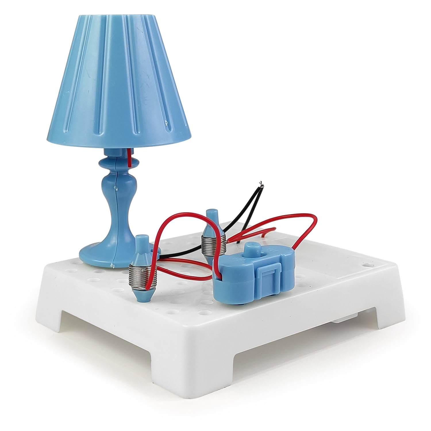 FUN NATION DIY Table Lamp STEM Toy Kit for Kids, Electric Circuit Science Project Learning Toy Educational Experiment Kit, Light Model Building Set Birthday Gift for Boys Girls 8+ Years