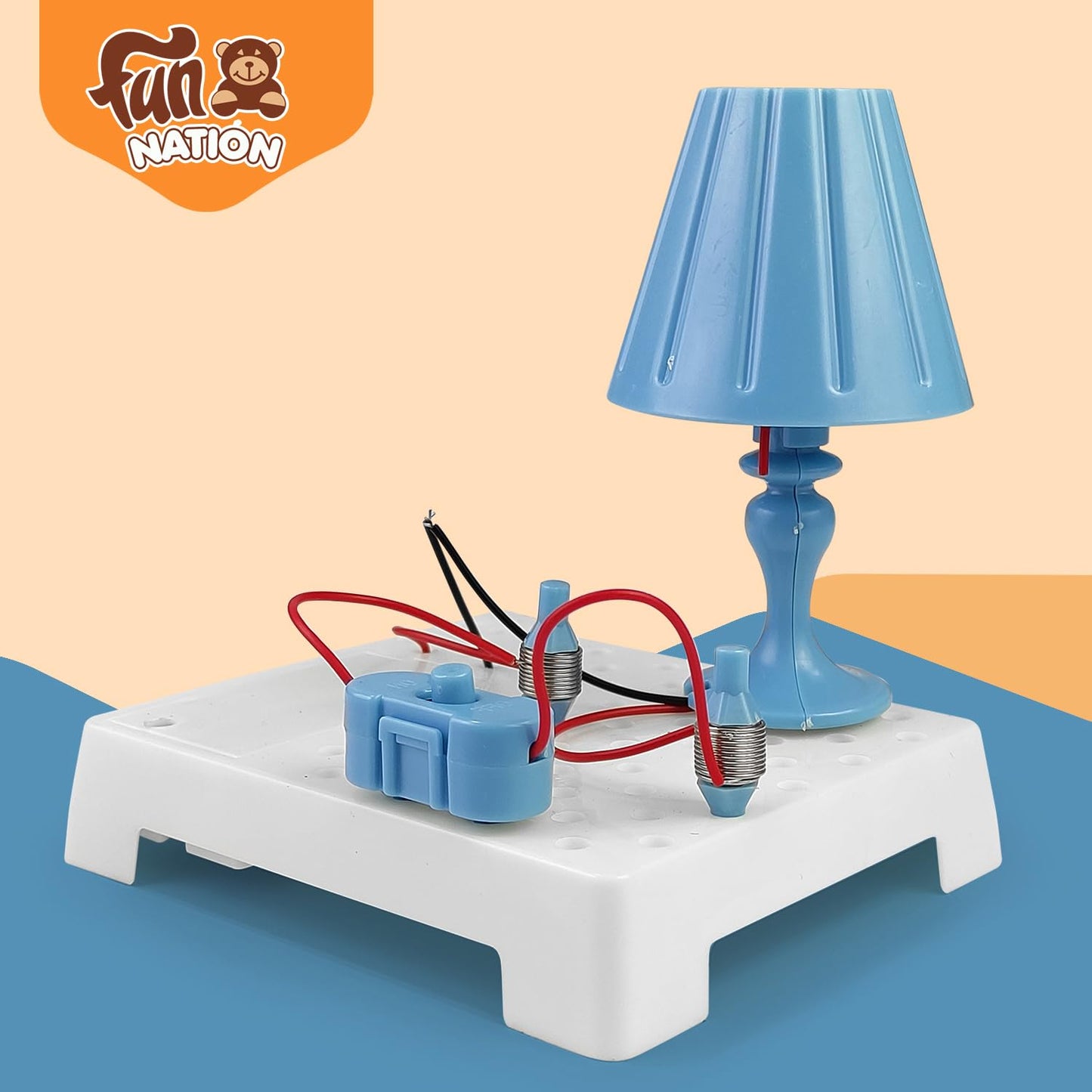 FUN NATION DIY Table Lamp STEM Toy Kit for Kids, Electric Circuit Science Project Le… - product image 8 | Fun Nation