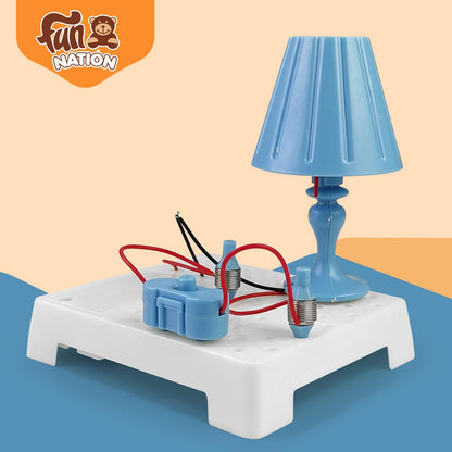 FUN NATION DIY Table Lamp STEM Toy Kit for Kids, Electric Circuit Science Project Le… - product image 8 | Fun Nation