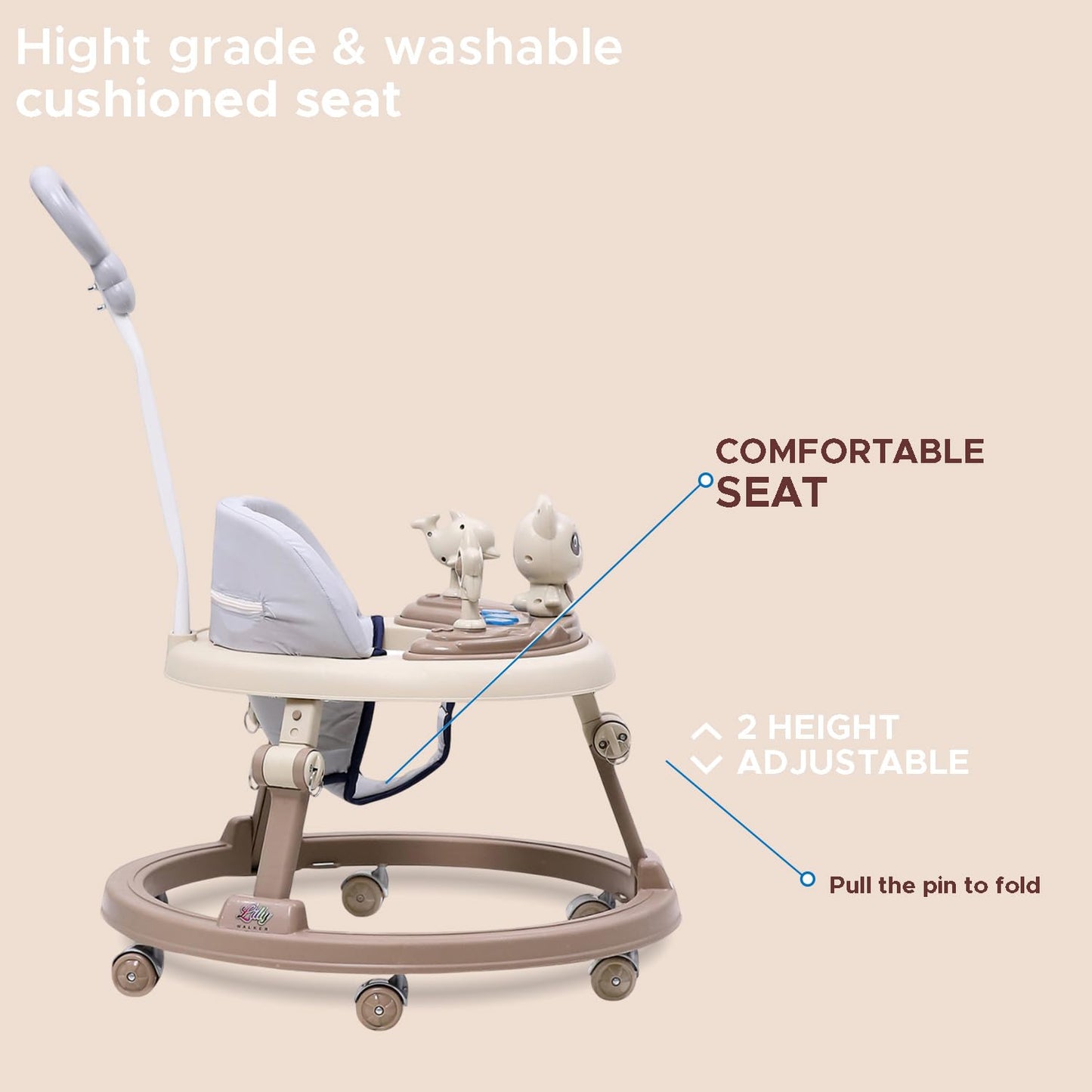 Dash Baby Walker with Music, Lights & Parent Handle - product image 13