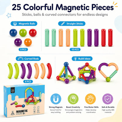 FUN NATION Magnetic Building Blocks for Kids - product image 3 | Fun Nation