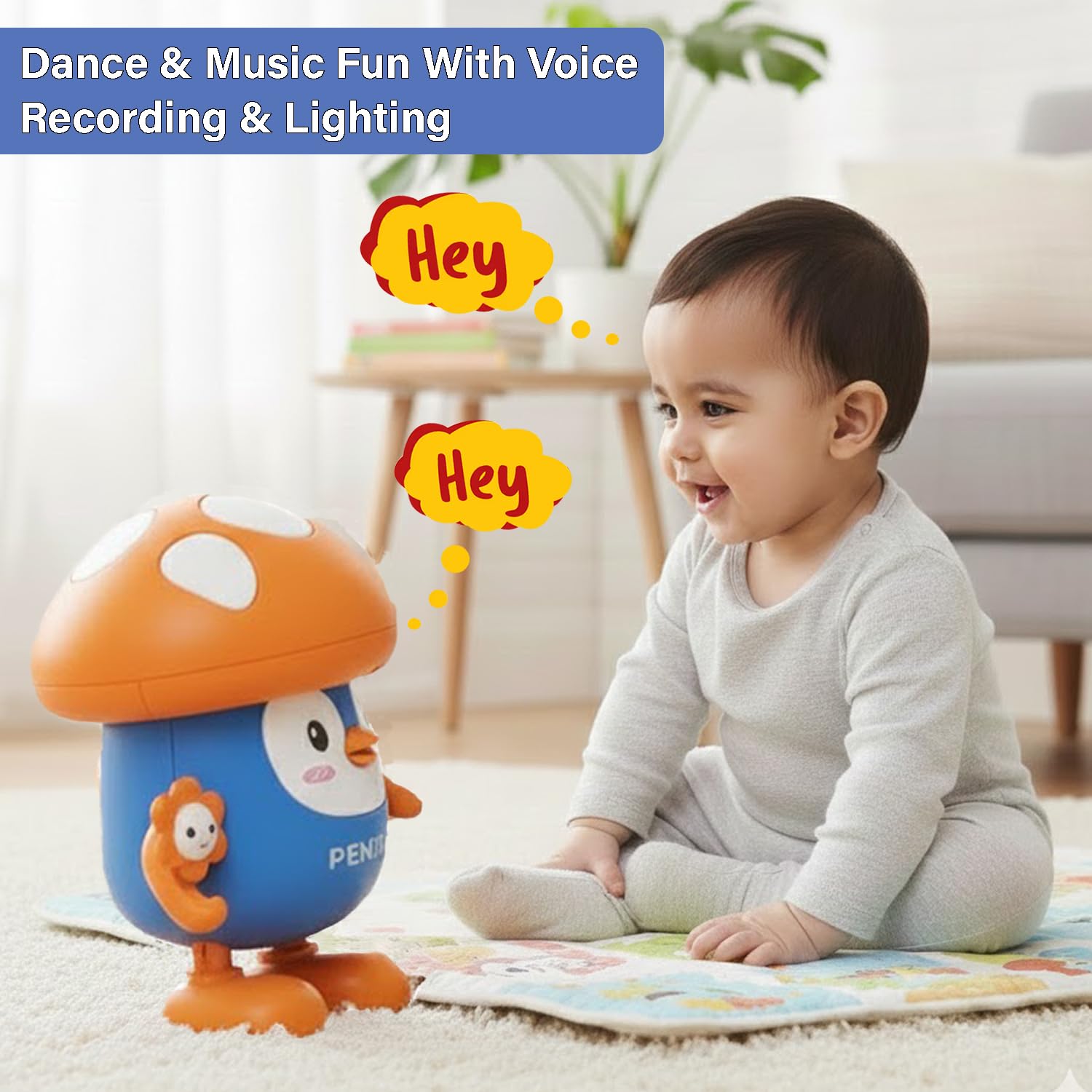 Fun Nation Dancing Mushroom Musical Toy with Lights - product image 4