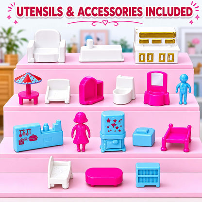 Fun Nation Loving Family Doll House Play Set - lifestyle product image