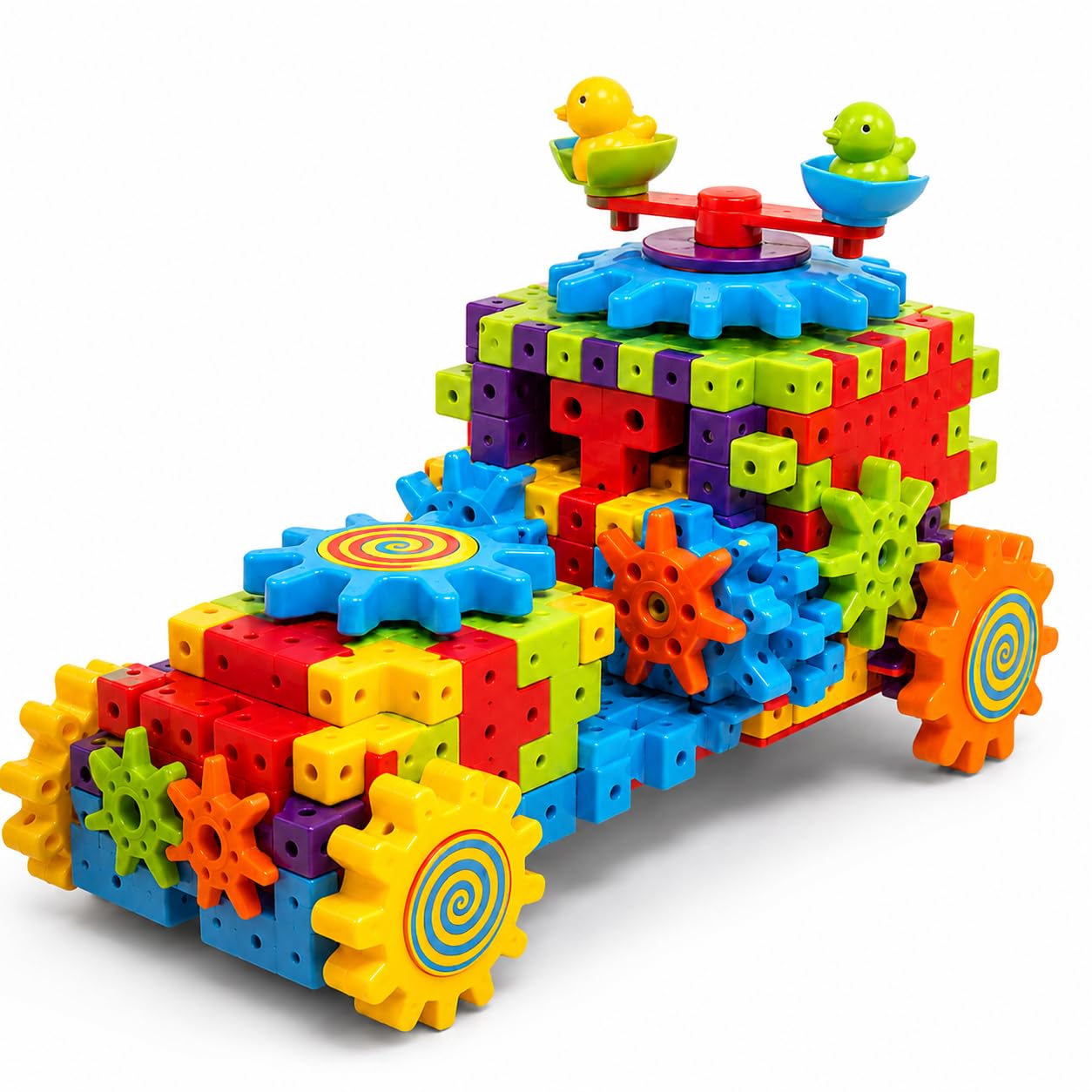 FUN NATION Miracle Bricks Building Blocks for Kids (2-5 Years Boys & Girls) | 101 Pieces Creative Construction Toy | Educational Learning Toy for 3, 4, 5 Year Old Kids