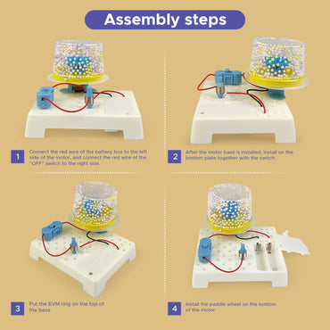 FUN NATION STEM Electric Flying Snow Science Kit for Kids, DIY Electric Experiment L… - product image 2 | Fun Nation