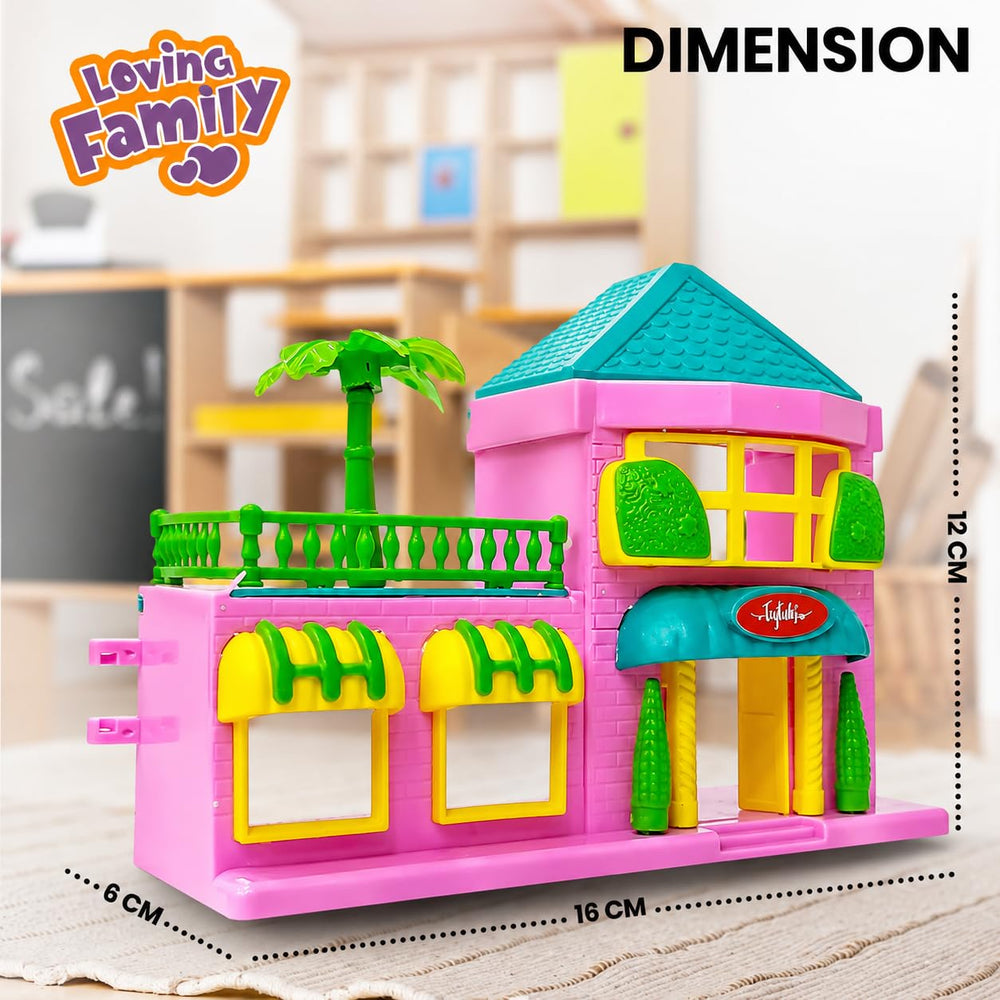 Fun Nation Loving Family Doll House Play Set - product image 3