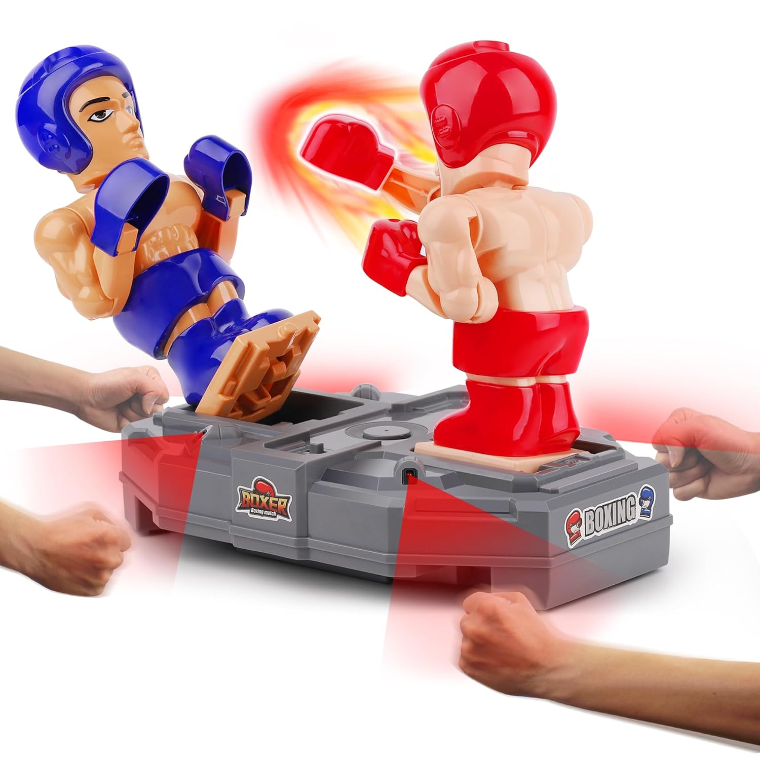 NHR Electronic Boxing Toys | Wrestling BattleBots Fighting Robots | Kid Sport Games | Interactive Punching Boxer For Kids 3+ Year