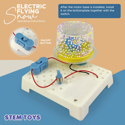 FUN NATION STEM Electric Flying Snow Science Kit for Kids, DIY Electric Experiment L… - product image 5 | Fun Nation