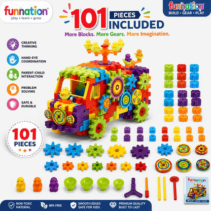 FUN NATION Miracle Bricks Building Blocks for Kids (2-5 Years Boys & Girls) - product image 2 | Fun Nation