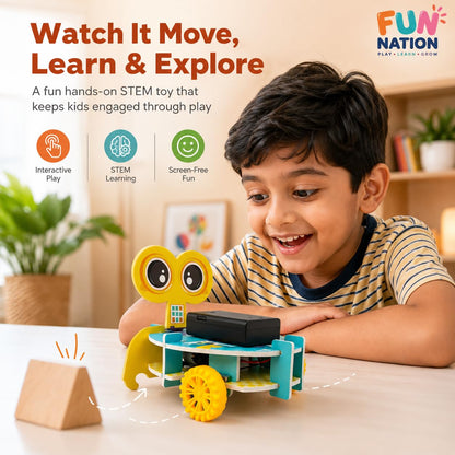 FUN NATION STEM Obstacle Avoidance Vehicle Toy Kit for Kids, DIY Electric Robot Car… - product image 4 | Fun Nation