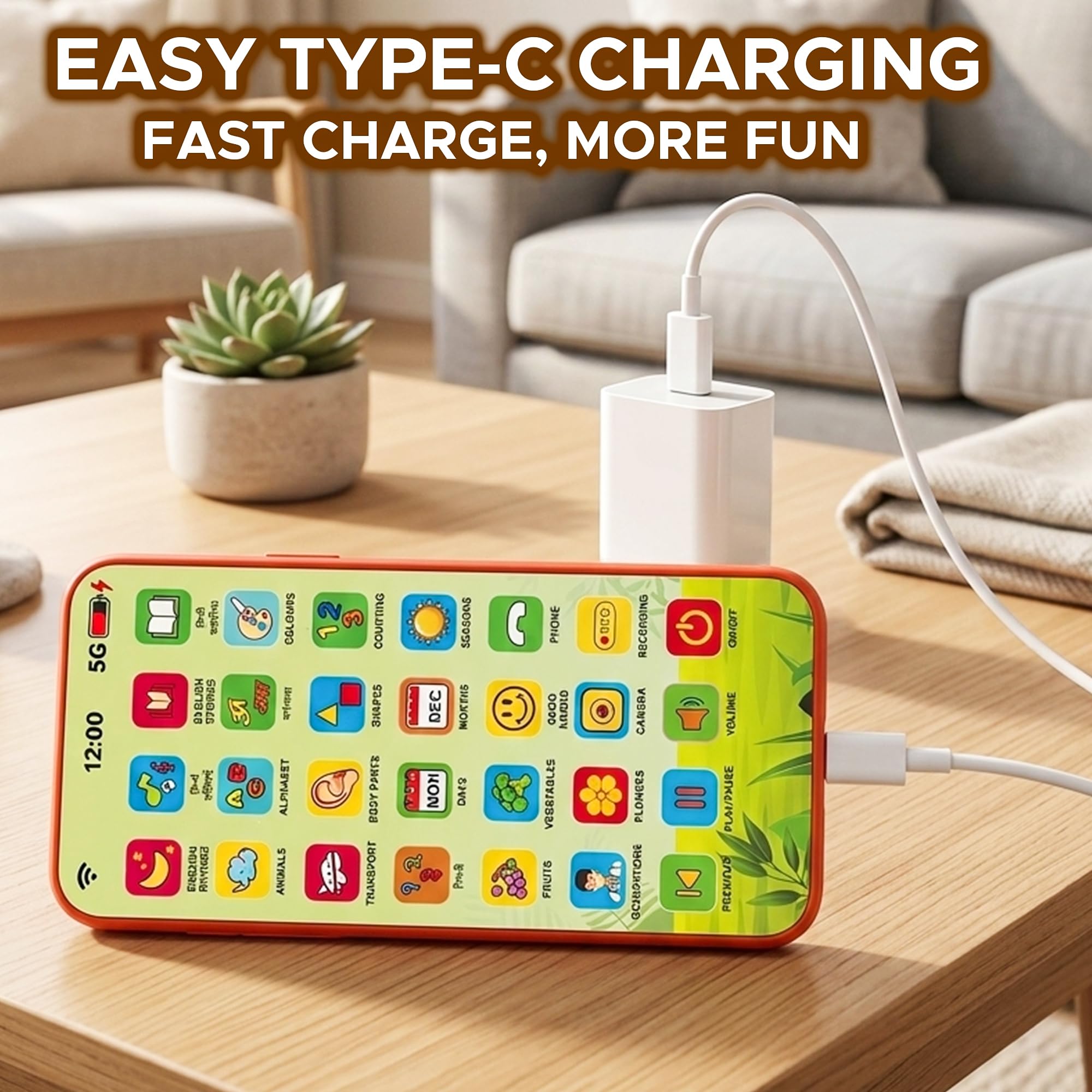 Fun Nation Educational Talking Phone Toy with 28 Modes - product image 3