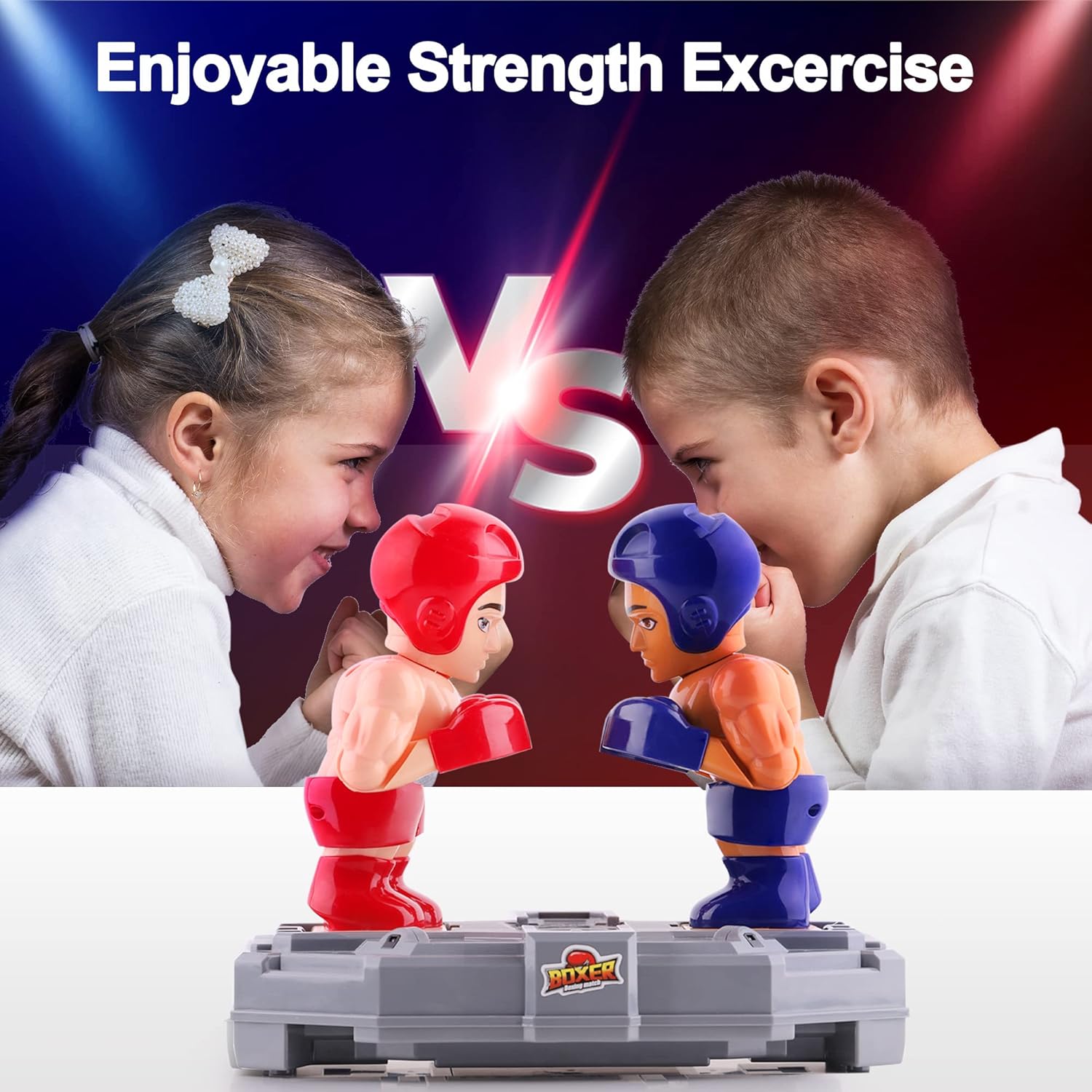 NHR Electronic Boxing Toys | Wrestling BattleBots Fighting Robots | Kid Sport Games | Interactive Punching Boxer For Kids 3+ Year