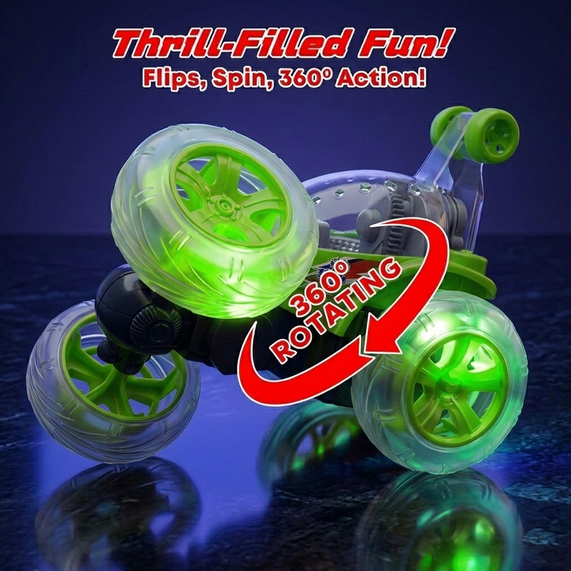 Fun Nation RC Stunt Car with Smoke Spray & 360° Spins - product image 4