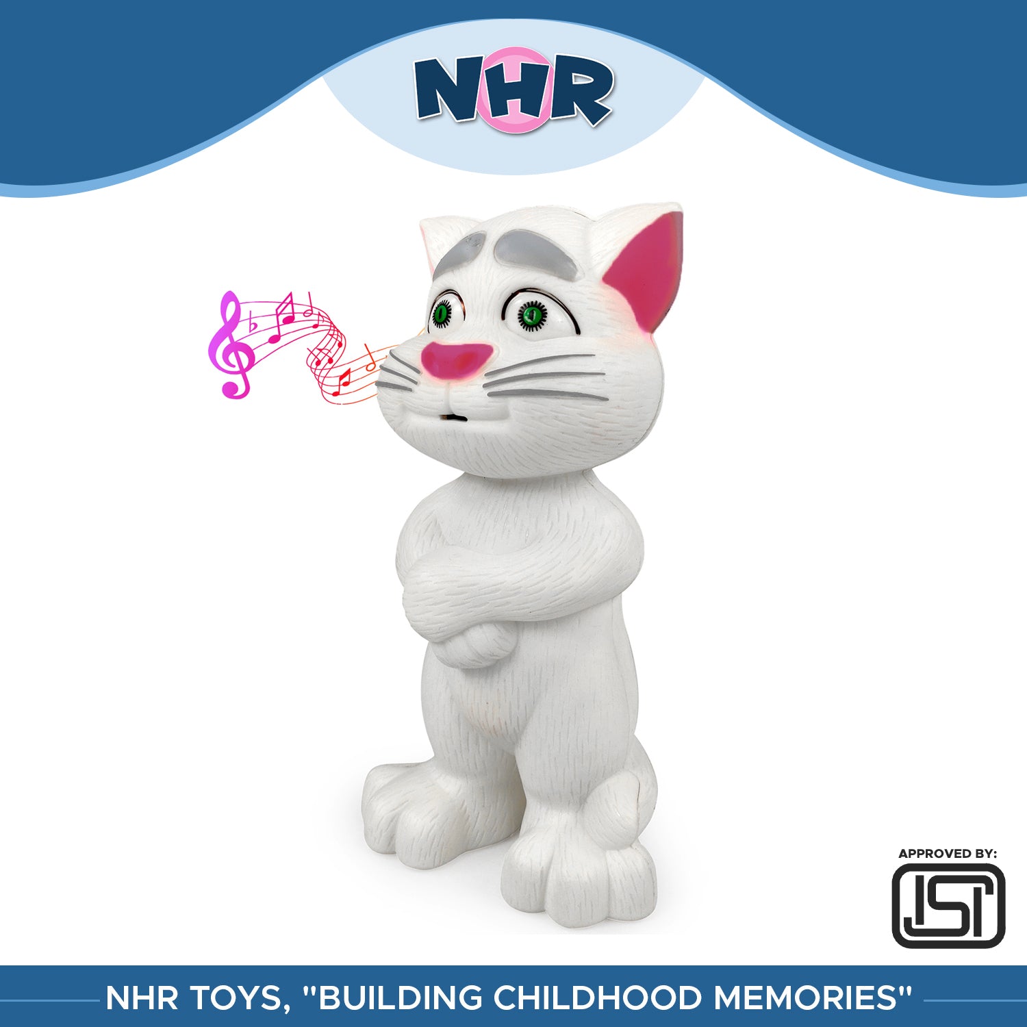 NHR Talking Tom Ca, Interactive Musical Toy (Choose Any Color)