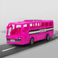 NHR Plastic Friction Powered Toy Bus for 2 Years+ Kids (Choose Any Color)