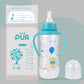 PUR Anti Colic Slim Neck Feeding Bottle with Grip Handle (250ml, Choose Any Color)